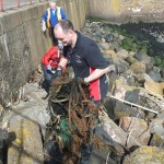 Eyemouth Harbour clean up