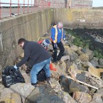 Eyemouth Harbour clean up