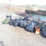 Eyemouth Harbour clean up
