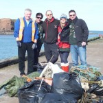 Eyemouth Harbour clean up