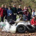 Linkim beach clean with NTS conservation volunteers