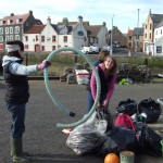 Eyemouth Harbour clean up