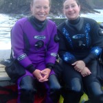 Miranda Krestovnikoff and Marine Ranger Georgia Conolly